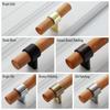 Wood Handles For Furniture Cabinet Pulls And Modern Black Kitchen Doors Drawer Kids Gold Adjustable Knobs 96-160mm