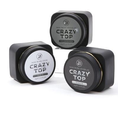 [Jinbi] Gel Top Crazy Não-Esposa Sobreposição Suave/Padrão/Espesso 3 Tipos, para Nail Art Perfeita (1 Unidade 40g)