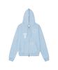 The Coldest Moment Tcm Snail Hooded Zip-Up (Sky Blue)