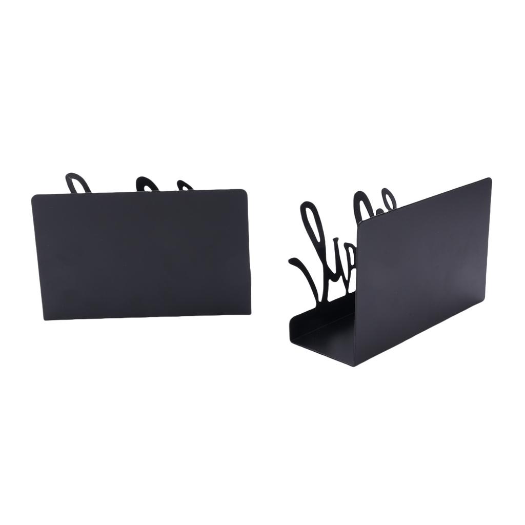 Mail Countertop Holder Anti Slip Base Stylish Metal Desk Mail Organizer for Letter Envelope