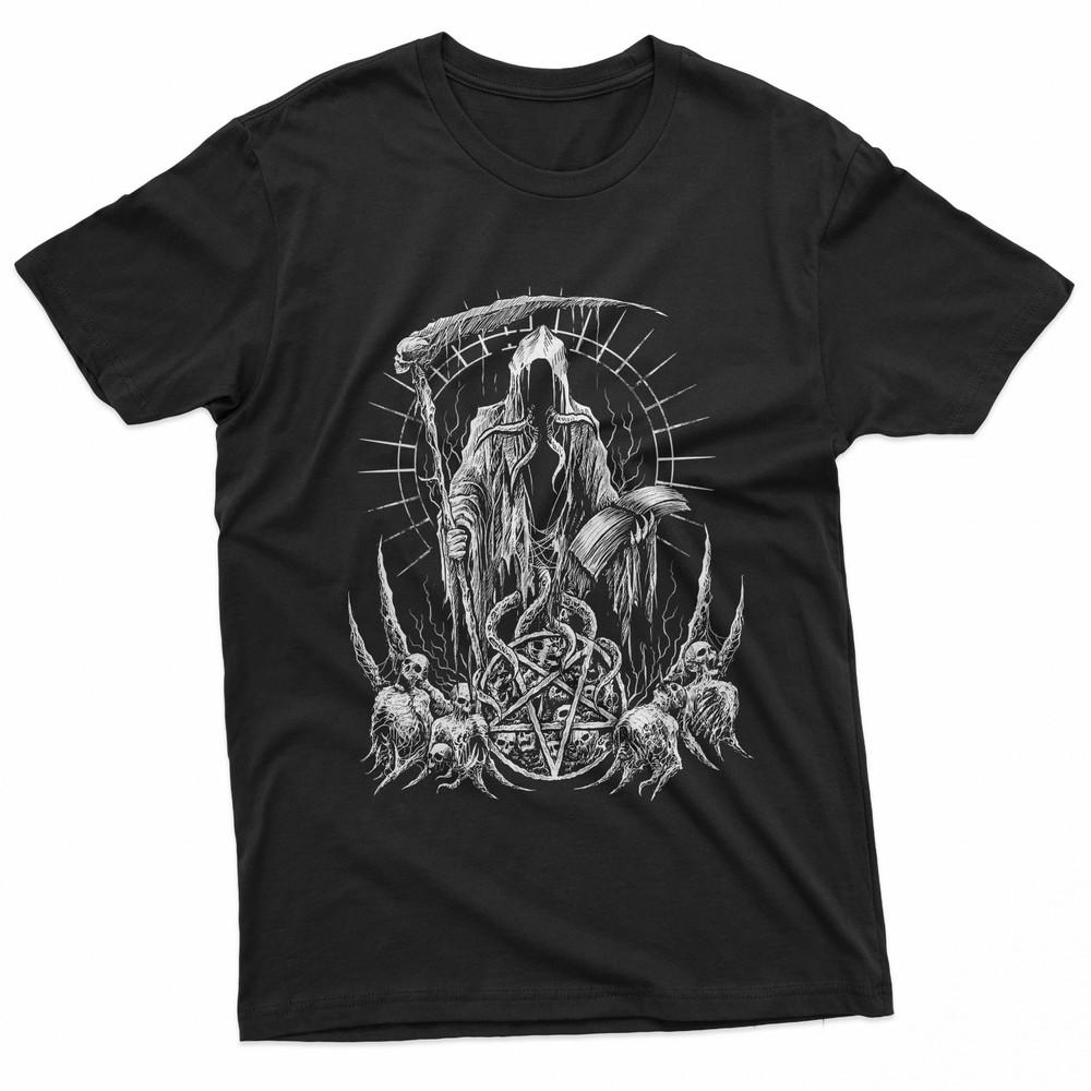 Demonic Grim Reaper Death Metal TShirt Unisex T-Shirt S