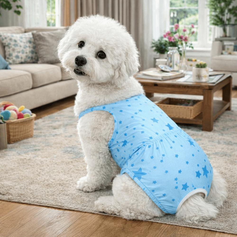 Verstellbare Haustier-Hygienehosen Waschbare Hundewindel Haustier-Bodysuit Haustier-Physiologische Hosen Große Hunde