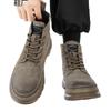 Rhubarb Boots Leather 2 Summer High Top Boots Desert Tooling Boots Locomotive