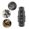 17/19/22/24mm Sockets Motorcycles Hex Axle Tool Anti-Rust Axle Spindle Tool  Professional Workshop