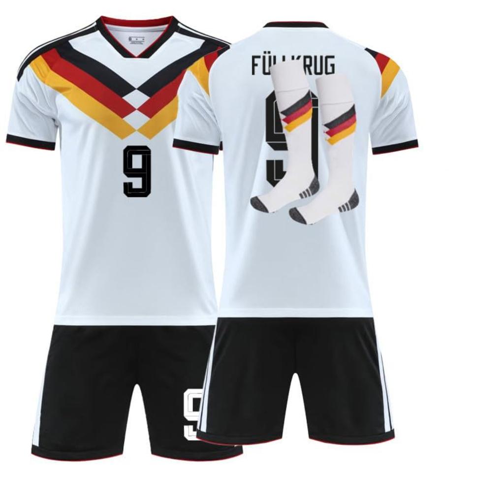26England Auswärtstrikots Sportteam Uniform Set Fußball Trainingsanzug Set