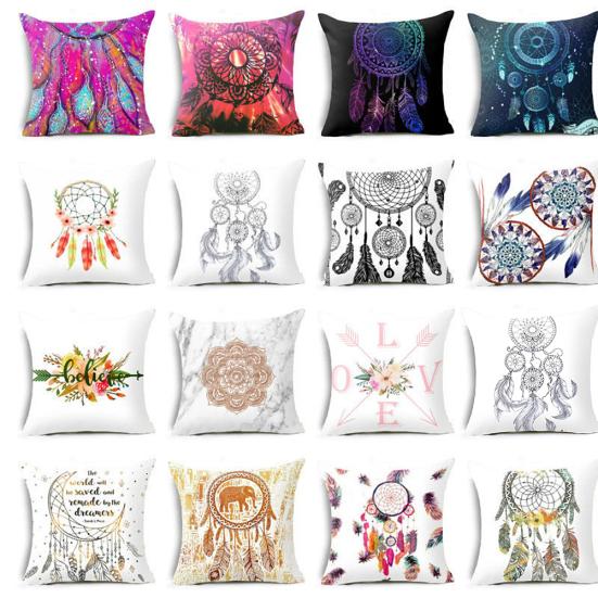 

Colorful Dream Catcher Pillow Case Home Cafe Sofa Decoration Cushion Cover