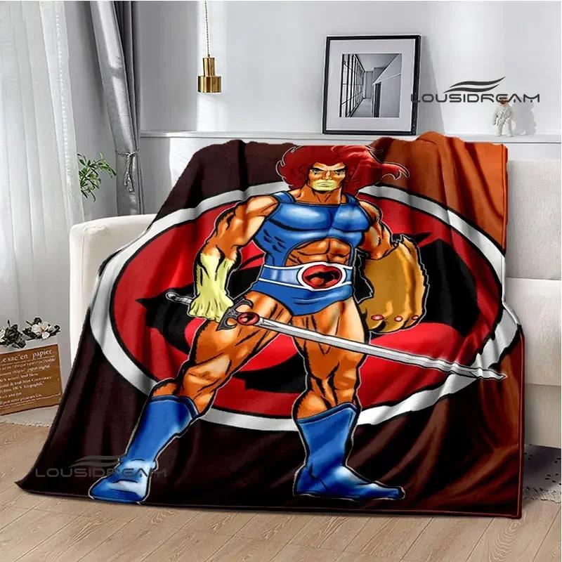Thundercats Cartoon printed blanket Picnic blanket Warm Flannel blankets Home bed linings blankets for beds Birthday Gift