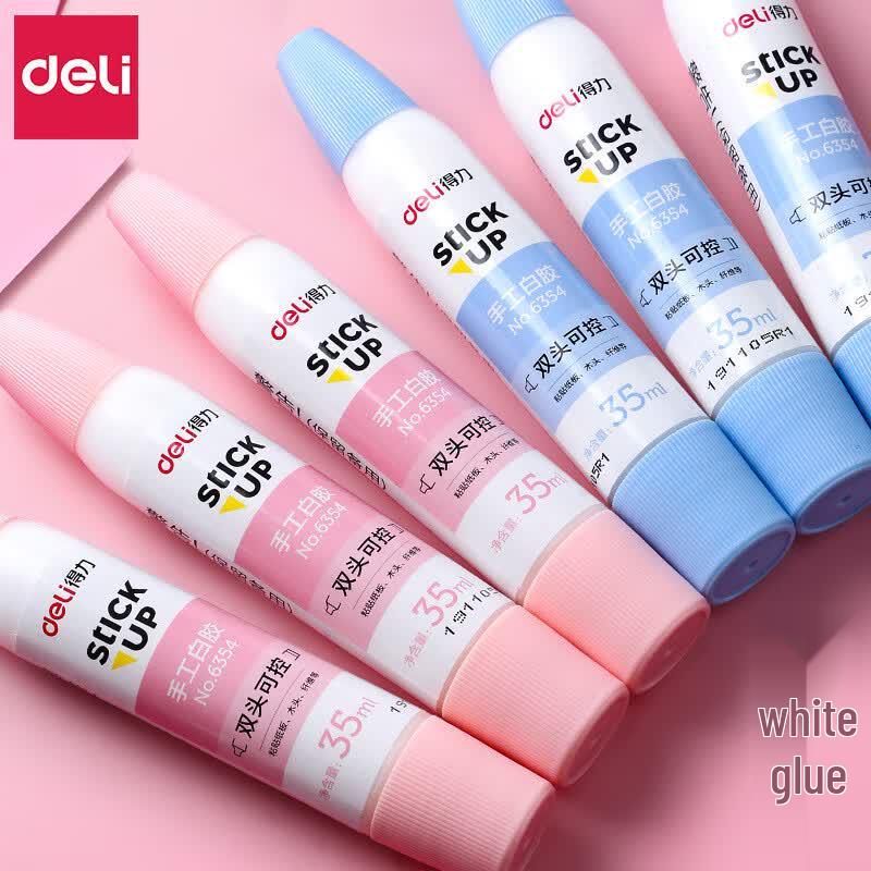 Deli Double-Head White Latex Glue for Art & Craft