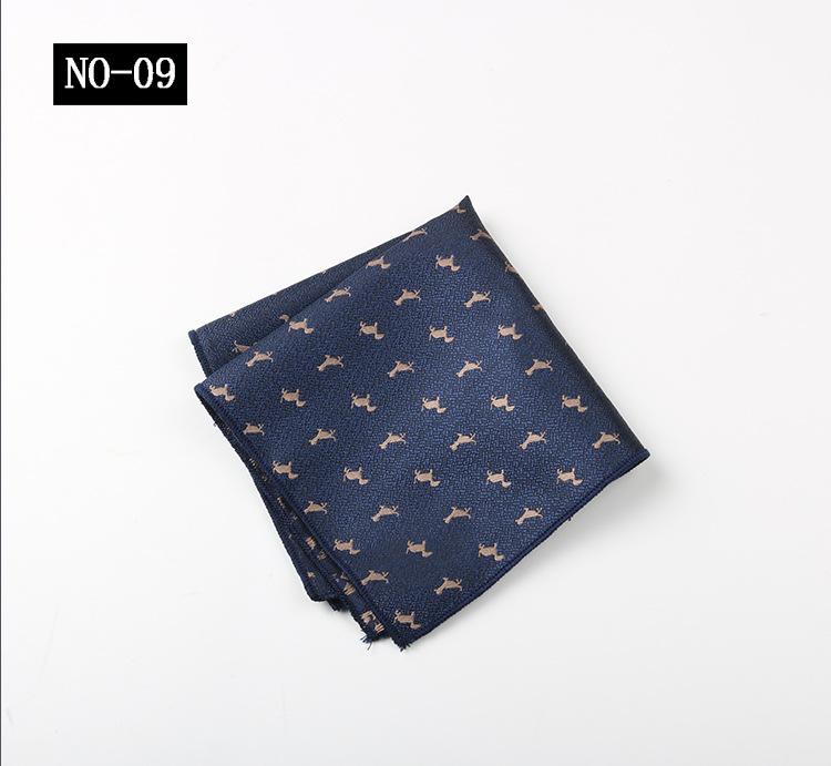 Herren-Taschentuch, Hochzeits-Hochzeits-Bräutigam-Bankett-Zeremonie-Geschäfts-Brusttuch, Kleines quadratisches Tuch, Taschentuch, Hochwertige Polyesterseide