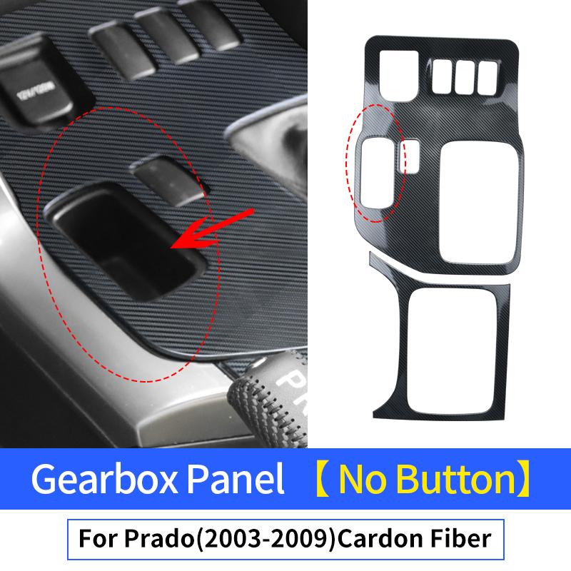 For 2003-2009 Toyota Land Cruiser Prado 120 Central Control Panel Gearbox Anti-Scratch Interior Design Decoration Modification