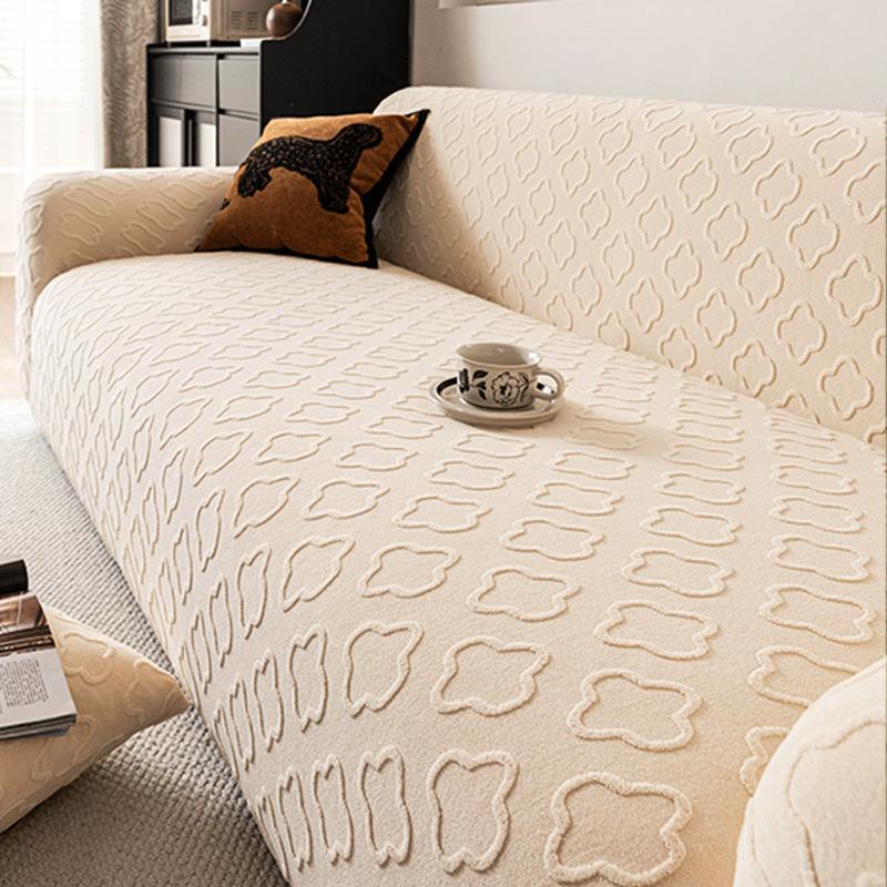 

Кремовый диванный чехол Wind 2025 новый всесезонный универсальный защитный чехол для дивана, устойчивый к царапинам от кошек Foot pedal [Applicable to 70 * 90cm]