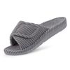 Fashion Crestar Orthopedic House Slippers For Women Fashion Spring Open Toe Corduroy Slides With Arch Support Female Soft Bedroom Shoes