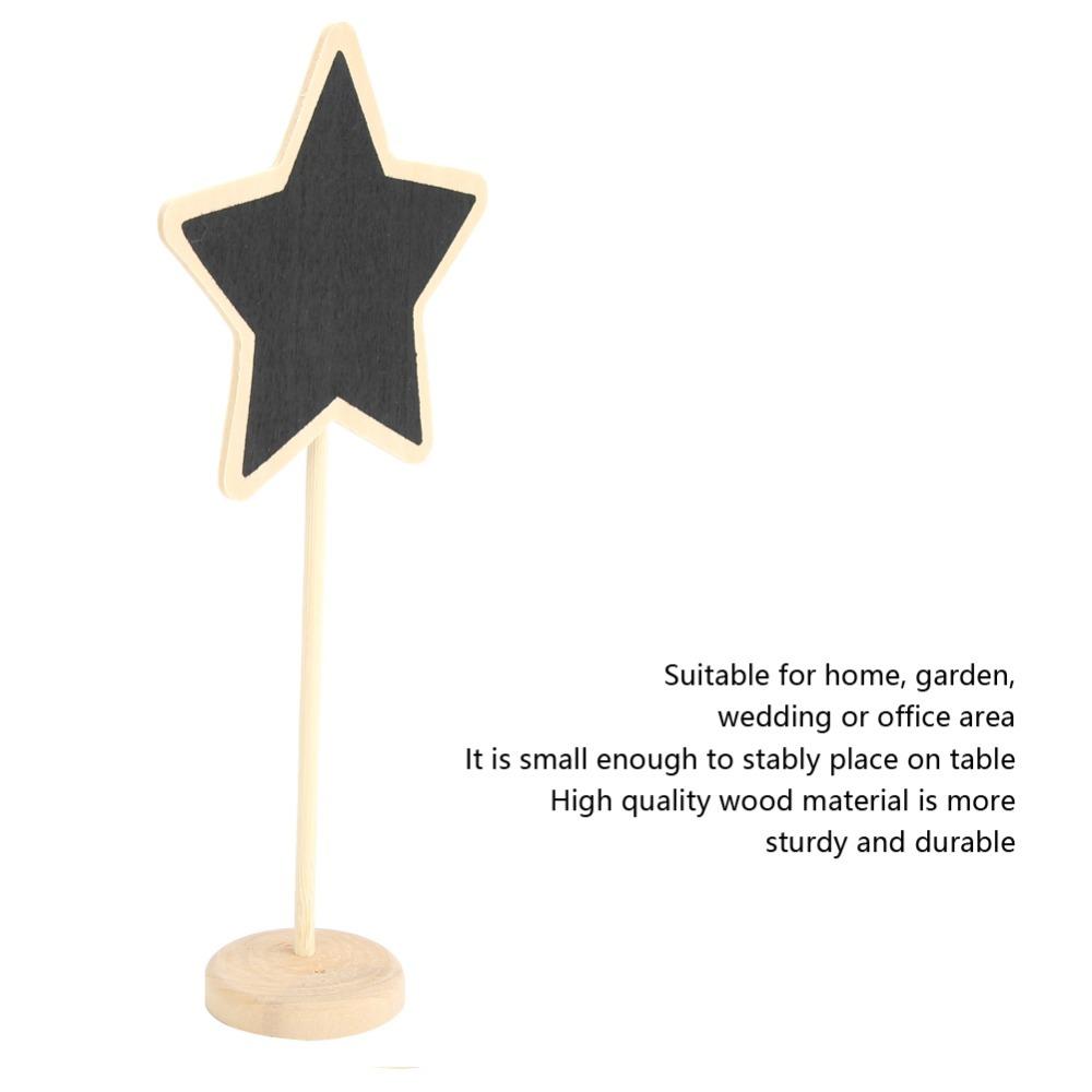 10PCS Portable Plant Label Easy To Clean Message Board Garden Label  Wedding Table Decoration