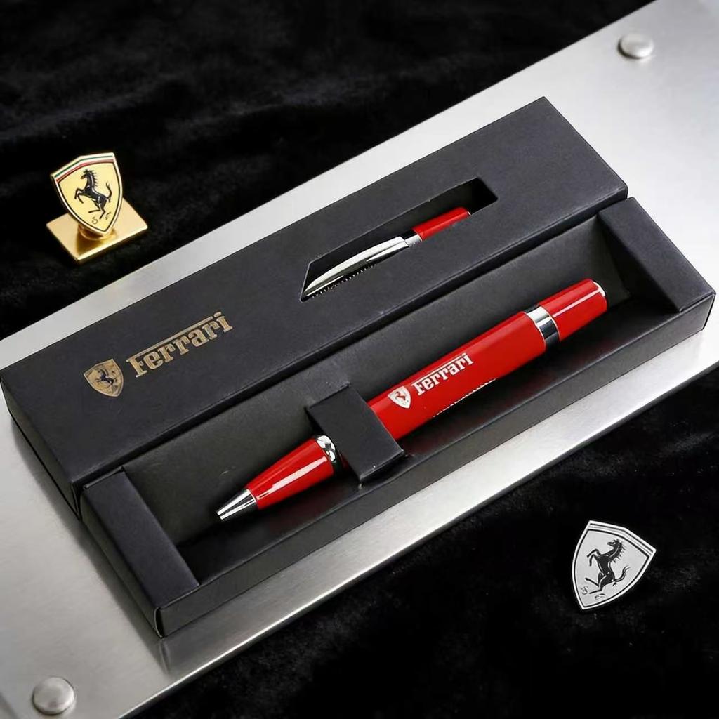 Creative Personalized Business Ballpoint Pen Signature Pen Gift for Ferrari F430 Stradale Roma 488 Portofino F8 Roma Spider SF90 KL4