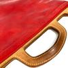 Louis Vuitton M91078 MonogramVernis Stanton bag vertical Hand Bag Red