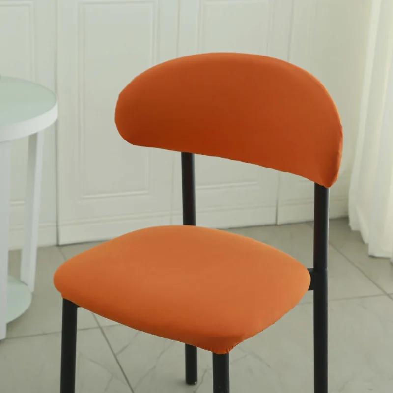 

1PC Solid Color Chair Covers for Dining Room Elastic Chair Seat Cover Protective Case for Kitchen Restaurant Banquet Hotel 1PC
