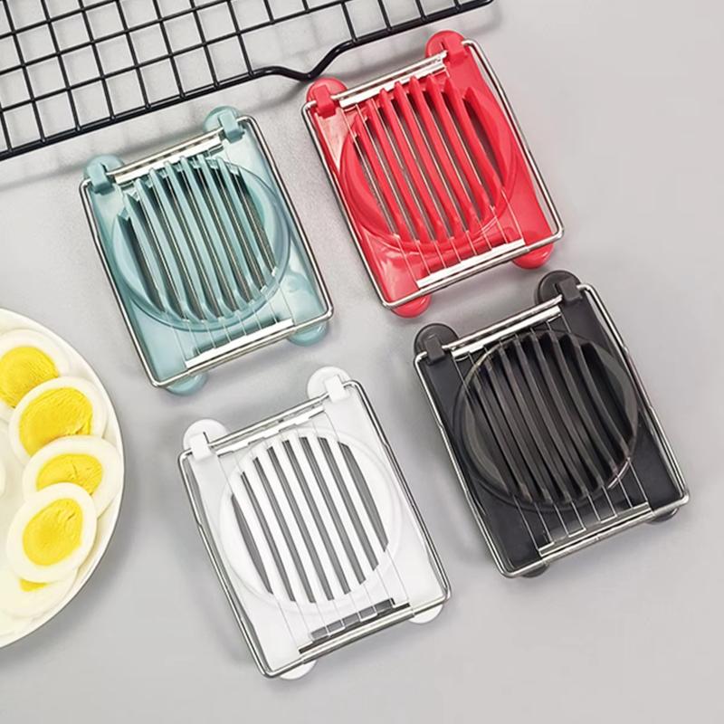 1Pcs Household Stainless Steel Egg Slicer And Divider Single-Use Century Egg Slicer Multifunctional Egg Cutting Tool