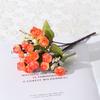Realistic Buds Rose Silk Floral Arrangement For Outdoor Events Home Photography Decoration