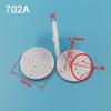 702A 0,5M Kunststoffzahnrad Außendurchmesser=36mm 70 Zähne POM Spielzeugmodell 70T Ritzel Mittelloch 1,96mm Exzentrisches Loch 2,15mm