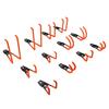 12pcs Wall Hooks Electric Hose Storage Tool Wall Mounted Strong Load Bearing Perforated Hook for Garage Courtyard