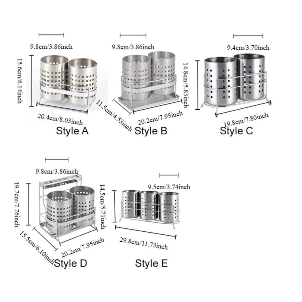 Rust-proof Cutlery Holder Well-ventilated Cutlery Basket Dinnerware Organizer  Kitchen Accessories