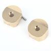LCX Racing 1/10 RC Crawler CNC Brass AR44 Front Axle Steering Knuckles for Axial SCX10 II 90046 90047 Upgrades Parts Accessories