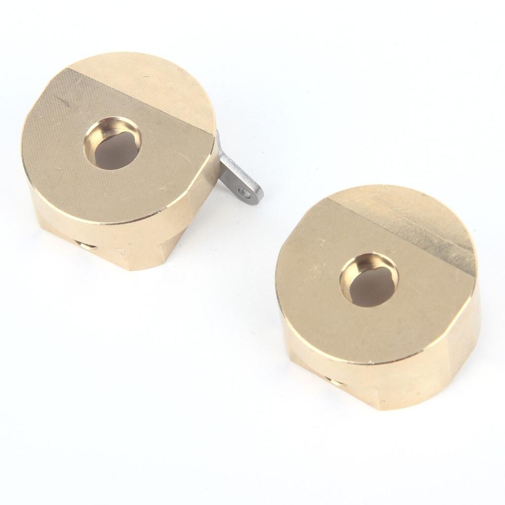 LCX Racing 1/10 RC Crawler CNC Brass AR44 Front Axle Steering Knuckles for Axial SCX10 II 90046 90047 Upgrades Parts Accessories