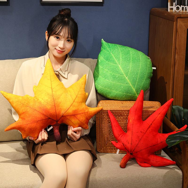 Leaf Pillow Succulent Leaf Shaped Throw Pillow Designed For Indoor Couch Sofa Living Room Home Decor Plant Lovers Garden Lovers