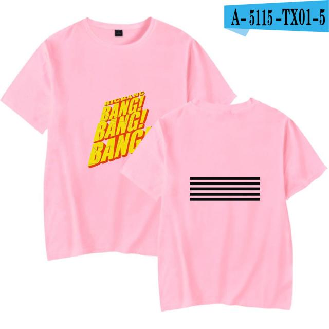 BIGBANG MADE World Tour Koszulka Bang Bang Bang G Dragon Ta Sama Koszulka Unisex Damska Letnia Krótki Rękaw Topy Moda Kpop Ubrania