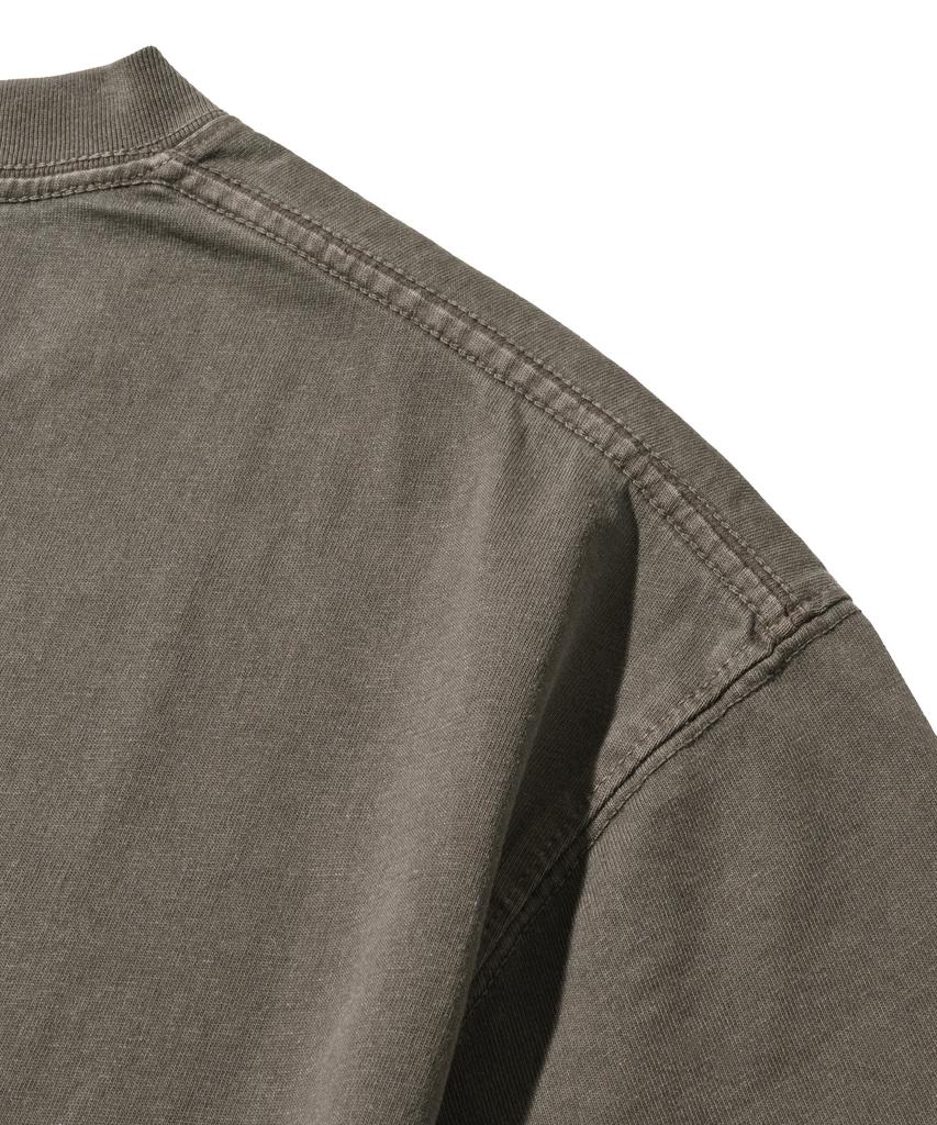 FILLUMINATE Flm Small Logo Pigment T-Shirt - Brown