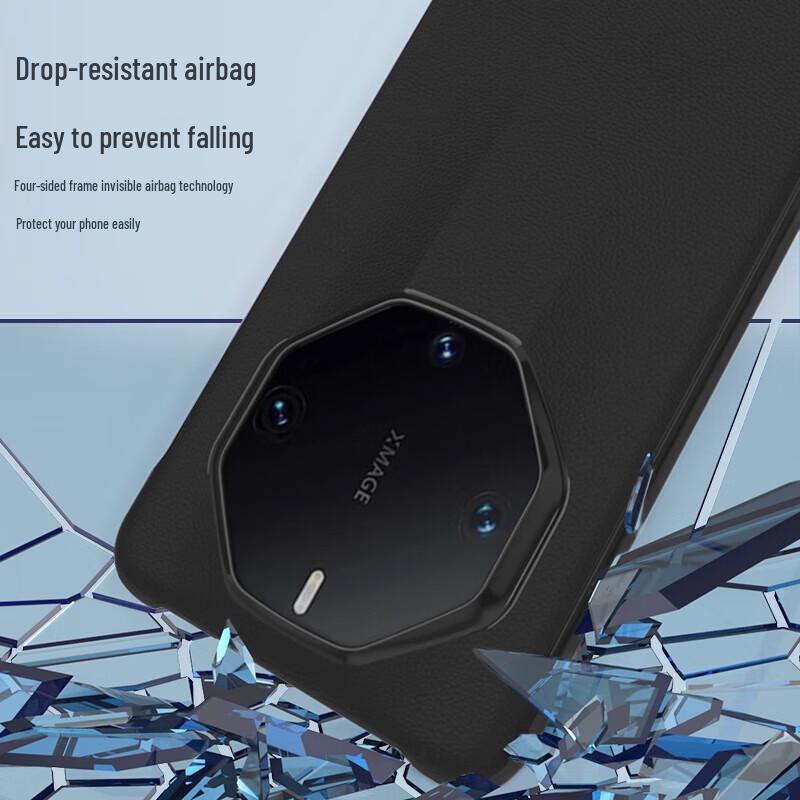 Blue Gorilla Full Leather Case for Huawei Mate60 RS Ultimate Design