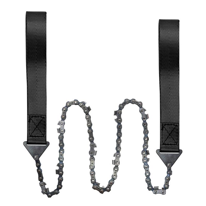 11-Teeth Outdoor Portable Hand Drawn Wire Saw Ideal For Field Mountaineering Life Saving Multifunction Saw Chain