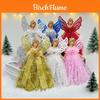 Christmas Plush Angel Figurine With Standing Pose For Holiday Tree Decor
