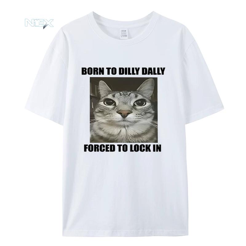 Summer Cat T-Shirts man women Printed Short Sleeve unisex Tees Tops Vintage Streetwear