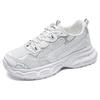 New Slip Resistant Lace-up Shose Women Casual Women's Shoes Fashion Sport Best-selling Breathable Height Increasing Massage