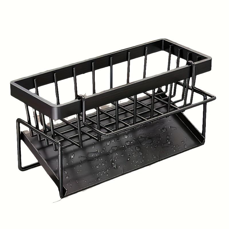 The Space Saving Sink Drainage Rack Adopts A Non Porous Design Which Is Easy To Install and Can Efficiently Organize The Kitchen