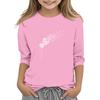 Children's 3/4 Sleeve O-neck  Daily Casual  Printed Top