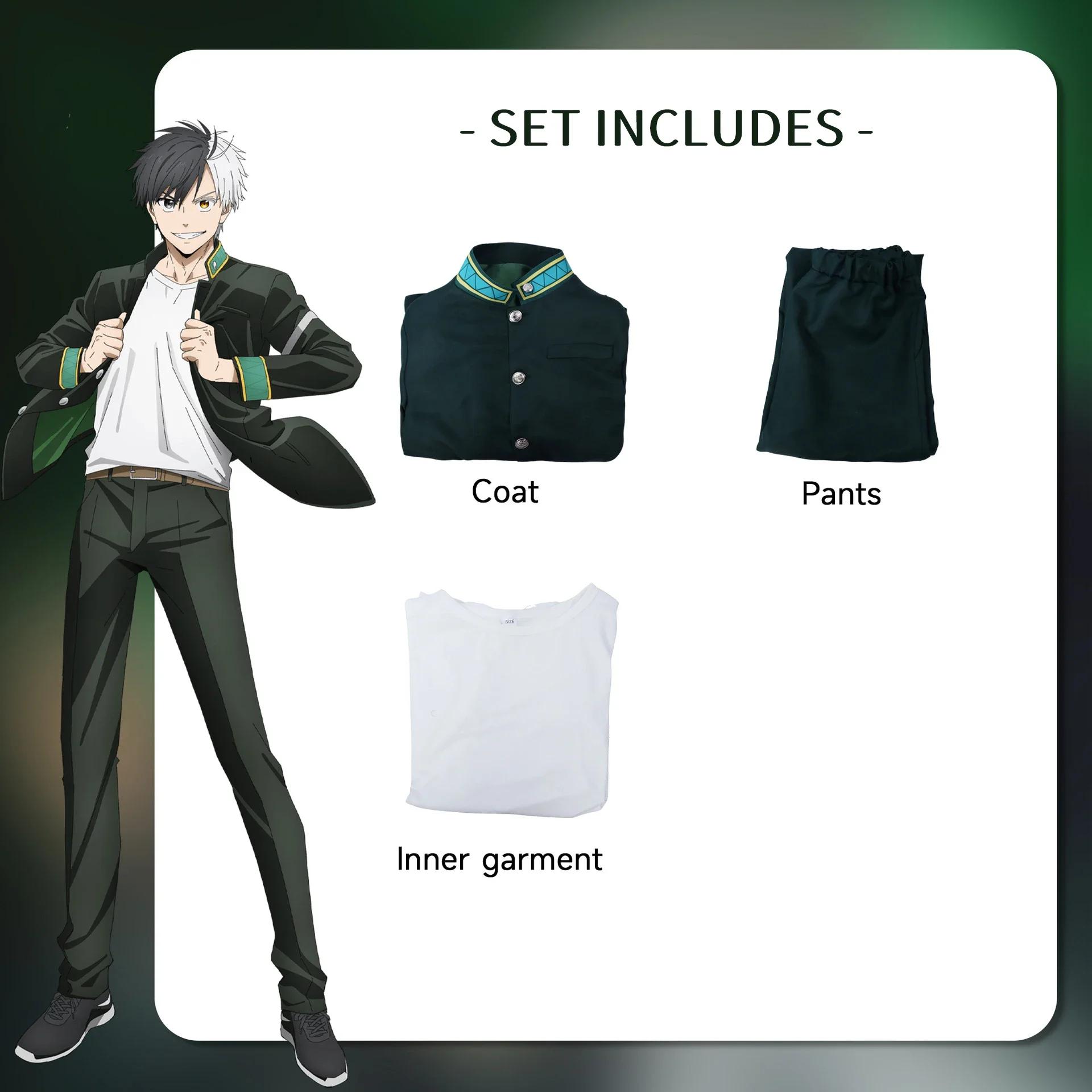 Anime Cosplay Kostüm Windbreaker Uniform Perücke Halloween Kostüme Spiel Hohe Qualität Rollenspiel Outfit für Männer und Frauen Heißer Verkauf XS android grün