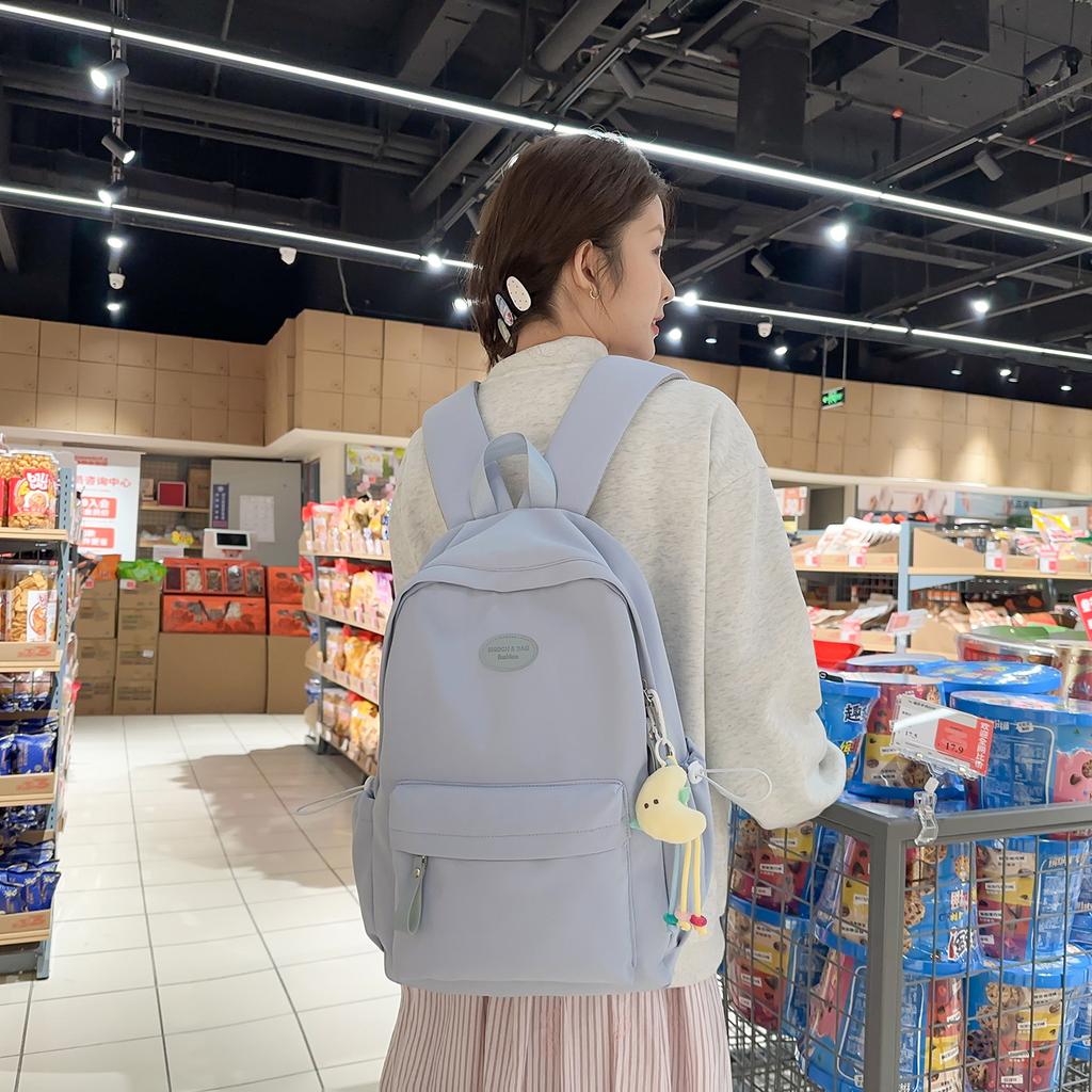 Schoolbag New Summer Travel Light Shoulder Small Bag Women's Simple High Value Leisure Commuter Small Backpack Girls Schoolbag