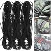 Bungee Cord 10m for Motorcycle Luggage Rope Car Roof Rack Tie Down Strap Elastic Shock Cord for Cargo Net DIY Black 2mm-3mm