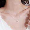 Sterling Silver Ginkgo Leaf Necklace - Women's Luxury Choker with Leaf Pendant.