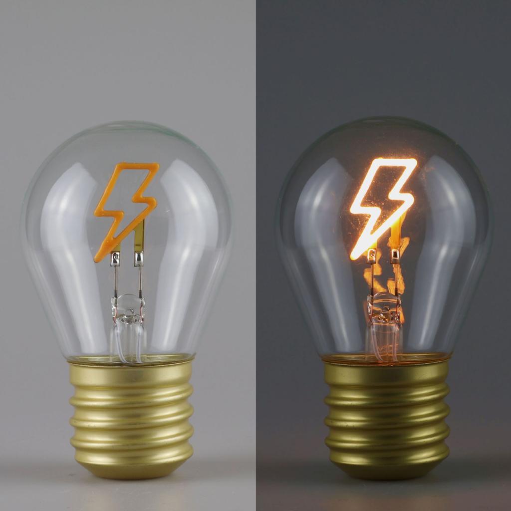 Niedliches Cartoon LED-Glühbirne Nachtlicht, Wiederaufladbar, Bunte Dekorative Tragbare Lampe