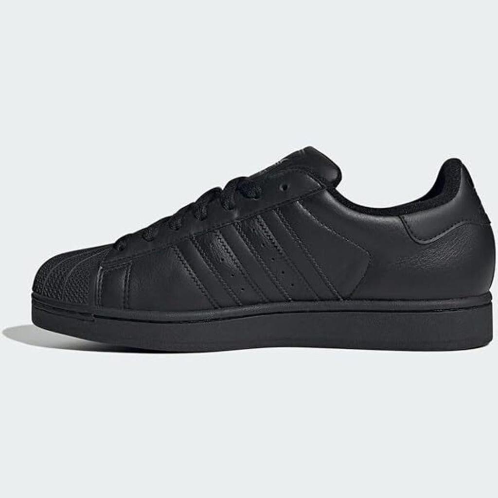 Adidas Superstar Core Size II, Black/Core Black/Core Black, JI0081, 23.0cm