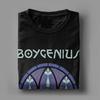 Men T-Shirts Boygenius Funny Cotton Tees Short Sleeve T Shirts Crewneck Clothing Birthday Gift