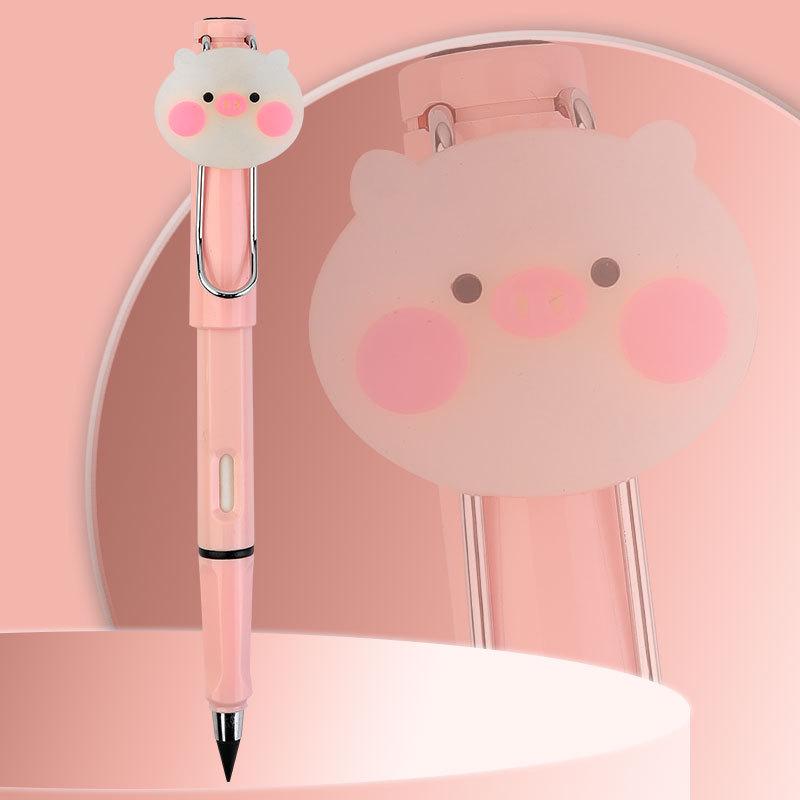 Eternal Pencil: No-Sharpen, Erasable, Break-Resistant Lead, Inkless, Ideal for Sketching & Correcting Writing Posture (Student Set)