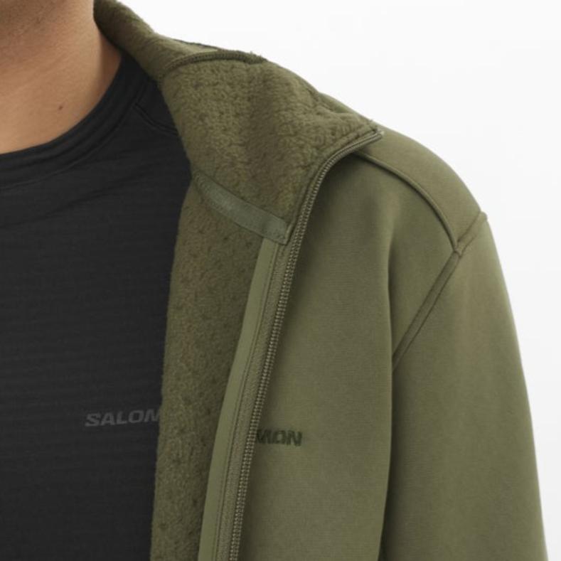 Salomon Outline Skin-Friendly Fashionable Warm Breathable Jacket Men Jackets C26088