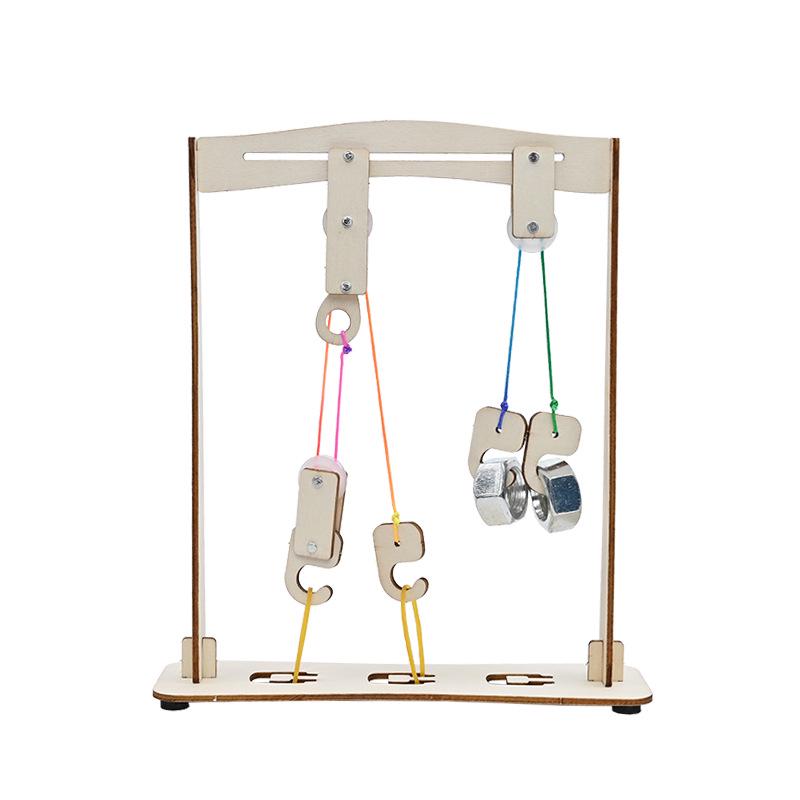 STEAM Classroom Pulley System Kit for Primary Students - Physics Experiment Model