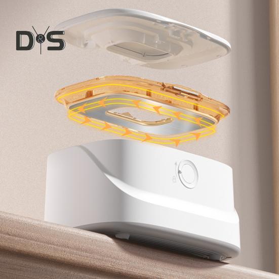 Wipes Warmer with Stainless Steel Top Heating 3 Adjustable Levels Indicator Light Constant Temperature Baby Wet Wipes Dispenser for Large Wipes Holds