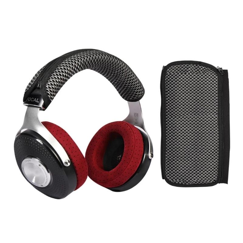 Universal with Zipper Headphone Headband Cover for Focal Clear Pro Headset Headband Protectors Cover Easy To Apply