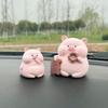 Cute Pig Nannan Car Interior Ornament - Creative Decompression Decor for Women